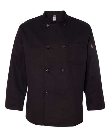 Chef Designs Black Traditional Chef Coat