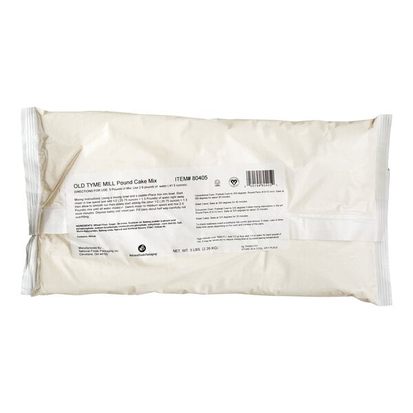 5 lb. Pound Cake Mix - 6/Case