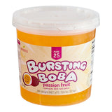 Bossen Pure25 Passion Fruit Bursting Boba 7.04 lb. - 4/Case