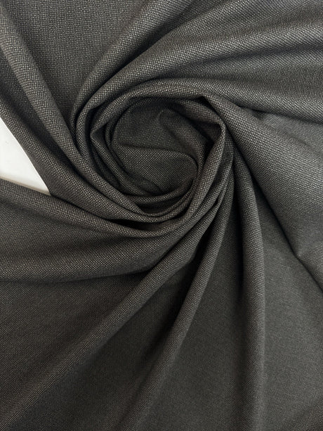 Wool Polyamid Tweed Gray Black