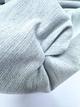 Cotton Blend Woven Melange Gray Stretch Fabric