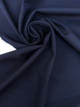Blue Wool Polyester Elastane Tweed
