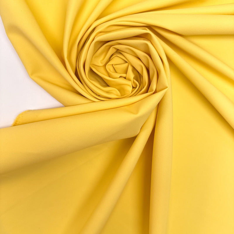 Polyamide Elastane Combined Weave Yellow Stretch Fabric
