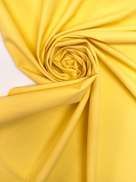 Polyamide Elastane Combined Weave Yellow Stretch Fabric