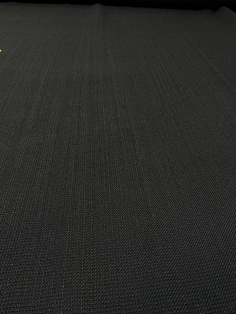 Wool Crepe Fabric Black