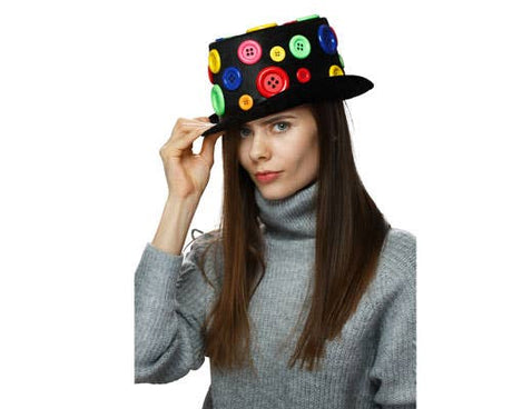 Button Top Hat