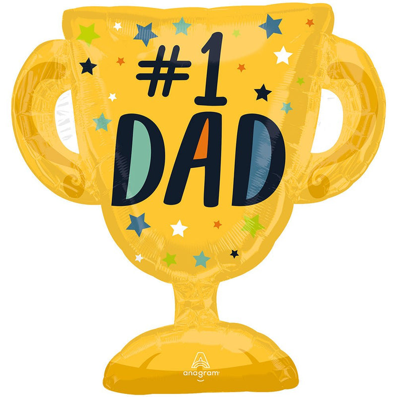 Foil Balloon #1 Dad Trophy