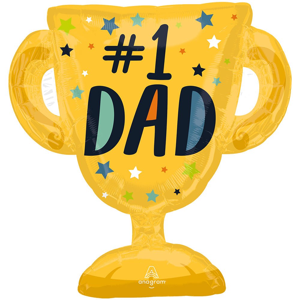 Foil Balloon #1 Dad Trophy