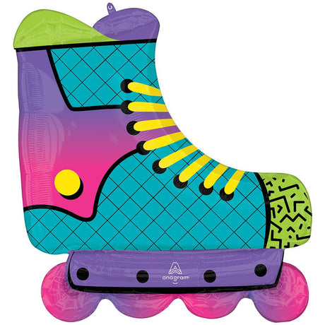 Foil Balloon 90s Party Inline Skate