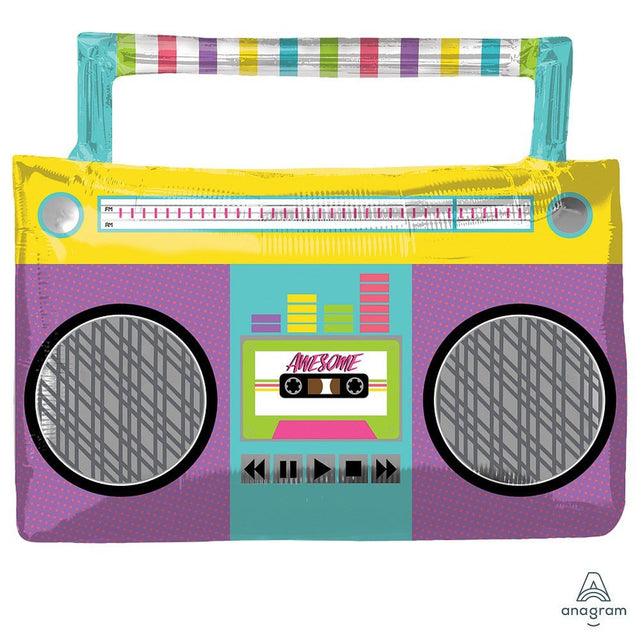 Foil Balloon Awesome Party Boom Box
