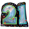 21st Birthday Foil Balloon