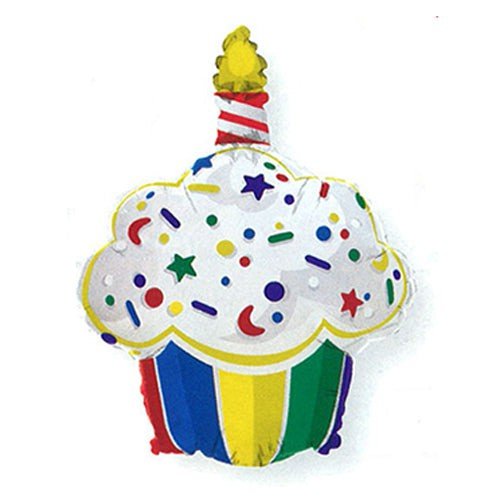 Cup Cake Foil Balloon 27 Inch