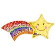 Get Well Shooting Star Foil Balloon