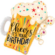 Foil Balloon Happy Birthday Beer