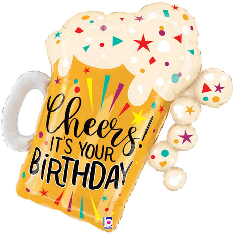 Foil Balloon Happy Birthday Beer