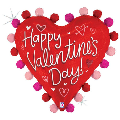 Valentine's Day Heart Foil Balloon