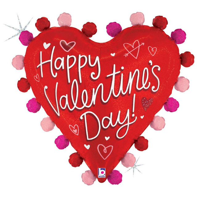 Valentine's Day Heart Foil Balloon