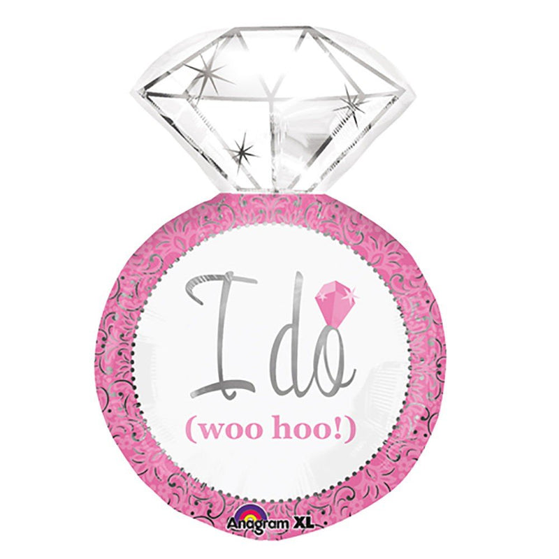 Wedding Ring Foil Balloon 27 Inch