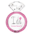 Wedding Ring Foil Balloon 27 Inch