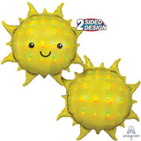 Foil Balloon 27 Inch Iridescent Sun