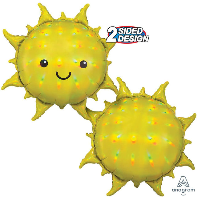 Foil Balloon 27 Inch Iridescent Sun