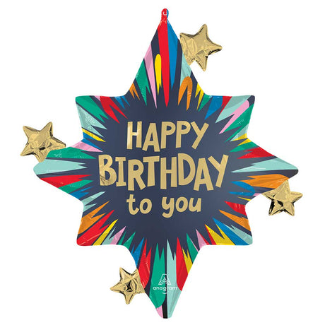 Foil Balloon Birthday Blast 27 Inch