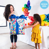 Birthday Foil Balloon 27 Inch Satin Painterly Dots