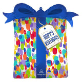 Birthday Foil Balloon 27 Inch Satin Painterly Dots