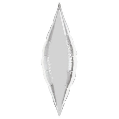 Foil Balloon 27 Inch Taper Silver