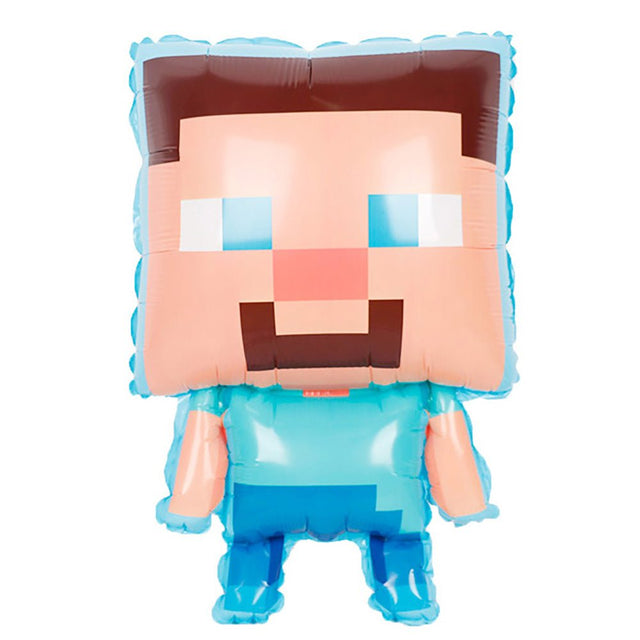 Video Game Pixel Guy Foil Balloon