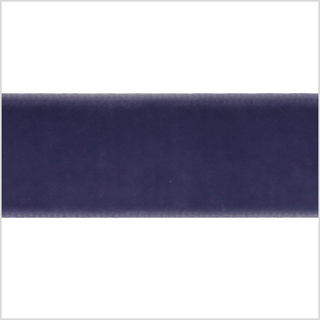 Single Faced Velvet Ribbon Made in Italy - 7/8" - Purple Gray - Sabine Collection