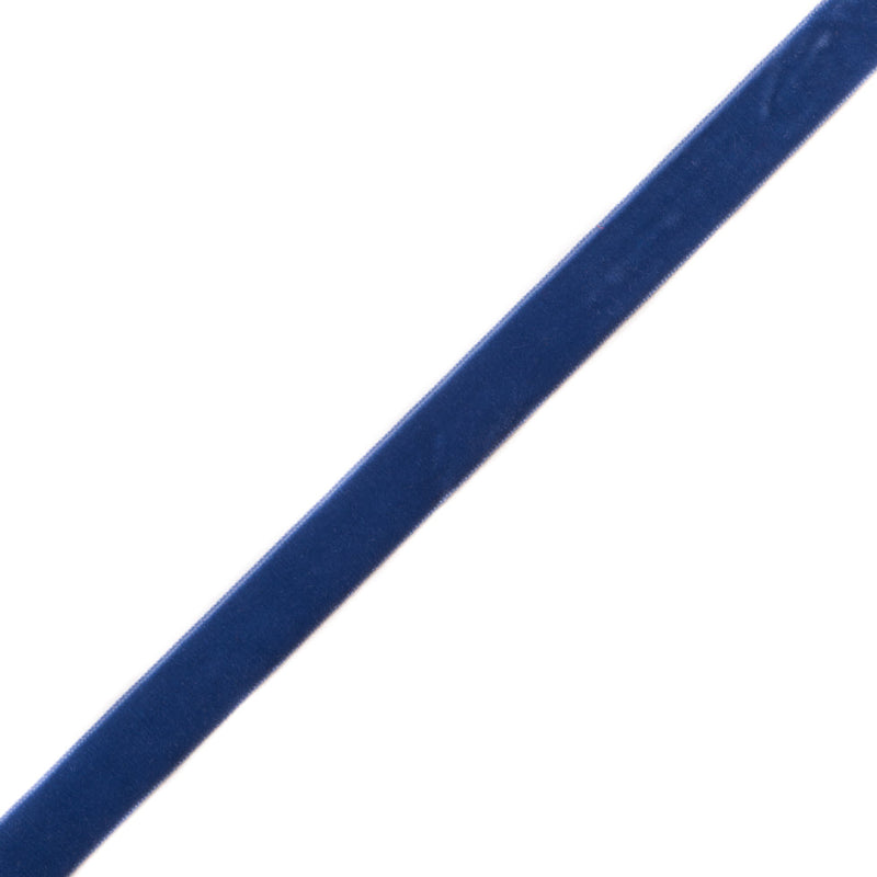Single Faced Velvet Ribbon Made in Italy - 7/8" - Periwinkle - Sabine Collection