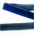 Single Faced Velvet Ribbon Made in Italy - 7/8" - Navy - Sabine Collection