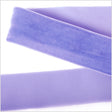 Single Faced Velvet Ribbon Made in Italy - 1.5" - Light Lilac - Sabine Collection