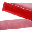 Single Faced Velvet Ribbon Made in Italy - 1.5" - Red - Sabine Collection