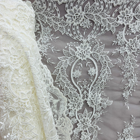 Corded Bridal Lace Fabric 54" Wide