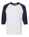 Gildan® Heavy Cotton Raglan Crewneck Three-Quarter Sleeve T-Shirt