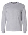 Gildan® Classic Fit Long Sleeve Crewneck Pocket T-Shirt