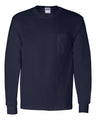 Gildan® Classic Fit Long Sleeve Crewneck Pocket T-Shirt