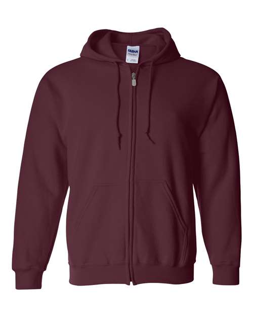 Gildan® Heavy Blend Full-Zip Long Sleeve Hooded Sweatshirt