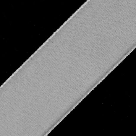 Single Faced Velvet Ribbon Made in Italy - 1.5" - Off-White - Sabine Collection