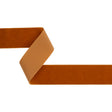 Single Faced Velvet Ribbon Made in Italy - 1.5" - Rust - Sabine Collection