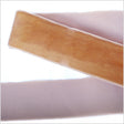 Single Faced Velvet Ribbon Made in Italy - 1.5" - Beige - Sabine Collection