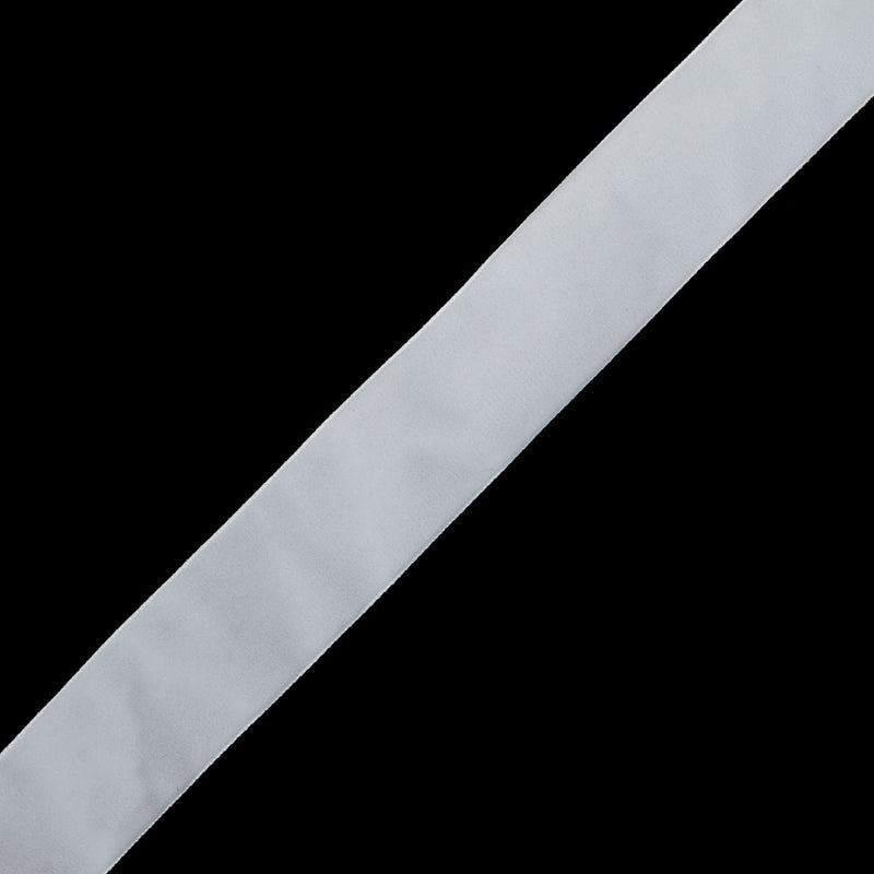 Single Faced Velvet Ribbon Made in Italy - 1.5" - White - Sabine Collection
