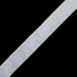 Single Faced Velvet Ribbon Made in Italy - 1.5" - White - Sabine Collection
