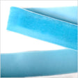 Single Faced Velvet Ribbon Made in Italy - 1.5" - Sky Blue - Sabine Collection