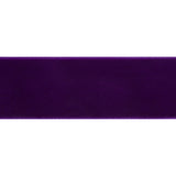 Single Faced Velvet Ribbon Made in Italy - 1.5" - Purple - Sabine Collection