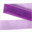 Single Faced Velvet Ribbon Made in Italy - 1.5" - Dark Grape - Sabine Collection