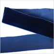 Single Faced Velvet Ribbon Made in Italy - 1.5" - Navy - Sabine Collection