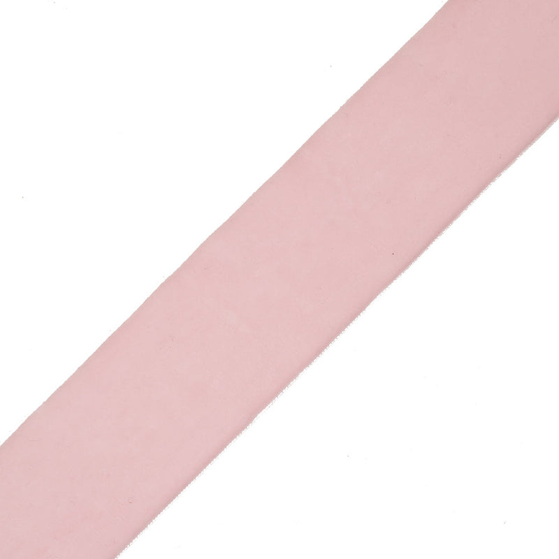 Single Faced Velvet Ribbon Made in Italy - 2" - Baby Pink - Sabine Collection